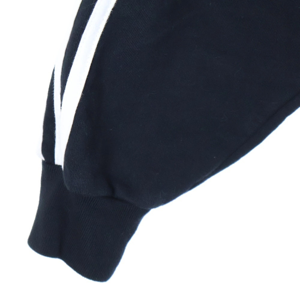 BALENCIAGA(バレンシアガ) 22AW ×adidas Hoodie Large Fit アディダス ロゴラージフィット プルオーバーフーディ スウェットパーカー ブラック 729322 TNVN2