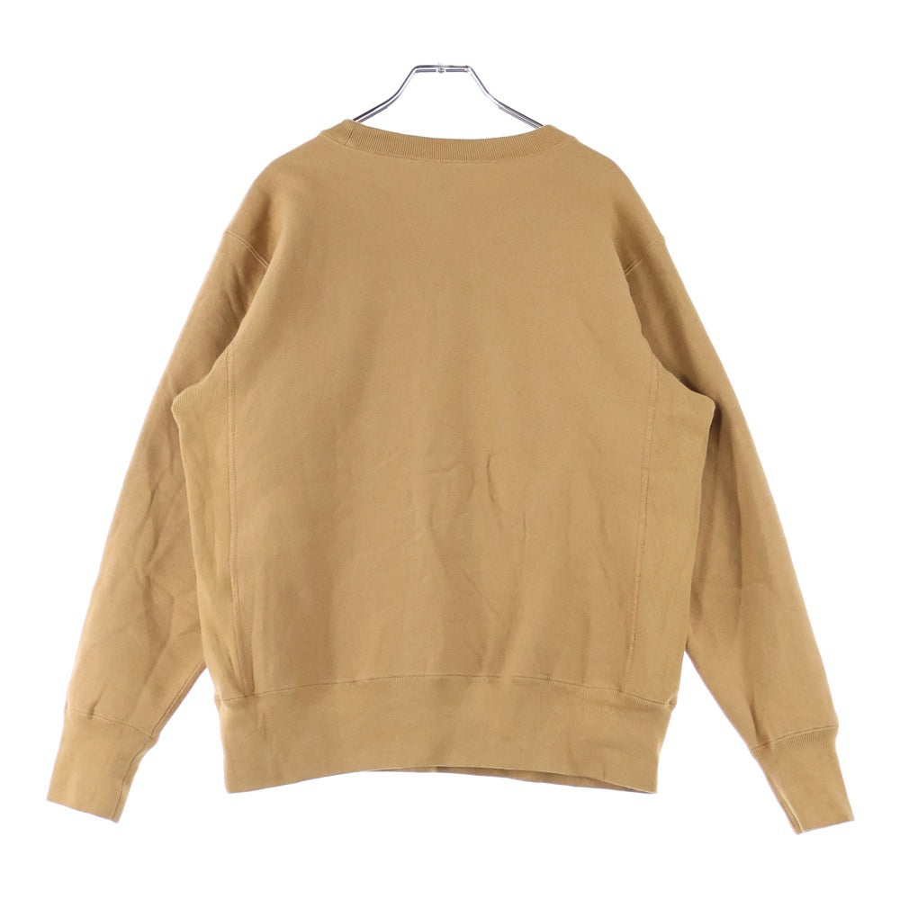 CHAMPION(チャンピオン) ×SOPH. REVERSE WEAVE CREWNECK SWEAT ソフ リバースウィーブ フロントロゴ刺繍 スウェット スウェットトレーナー ブラウン C8-A015