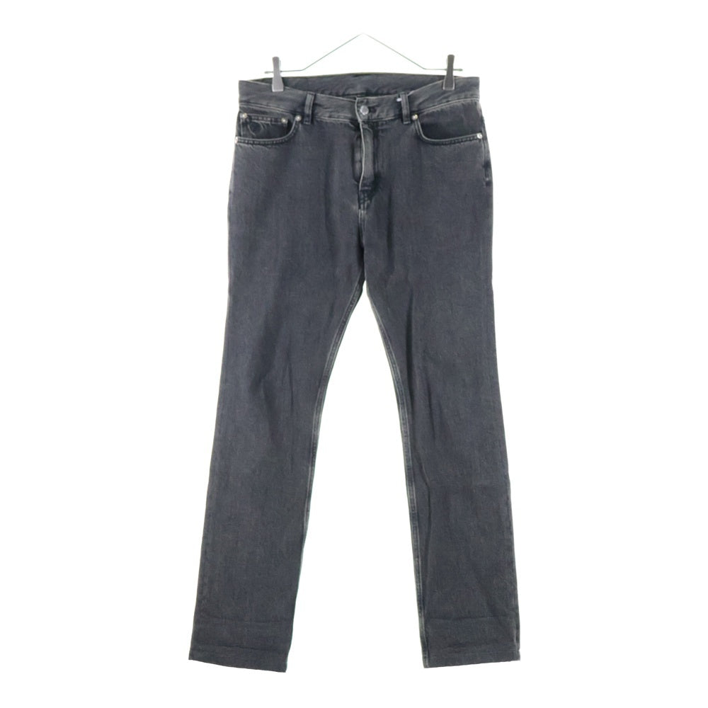 LOUIS VUITTON(ルイヴィトン) 17SS SLIM スリムフィット ジップフライ デニムパンツ ブラック RM171Q DK9 HAD60W