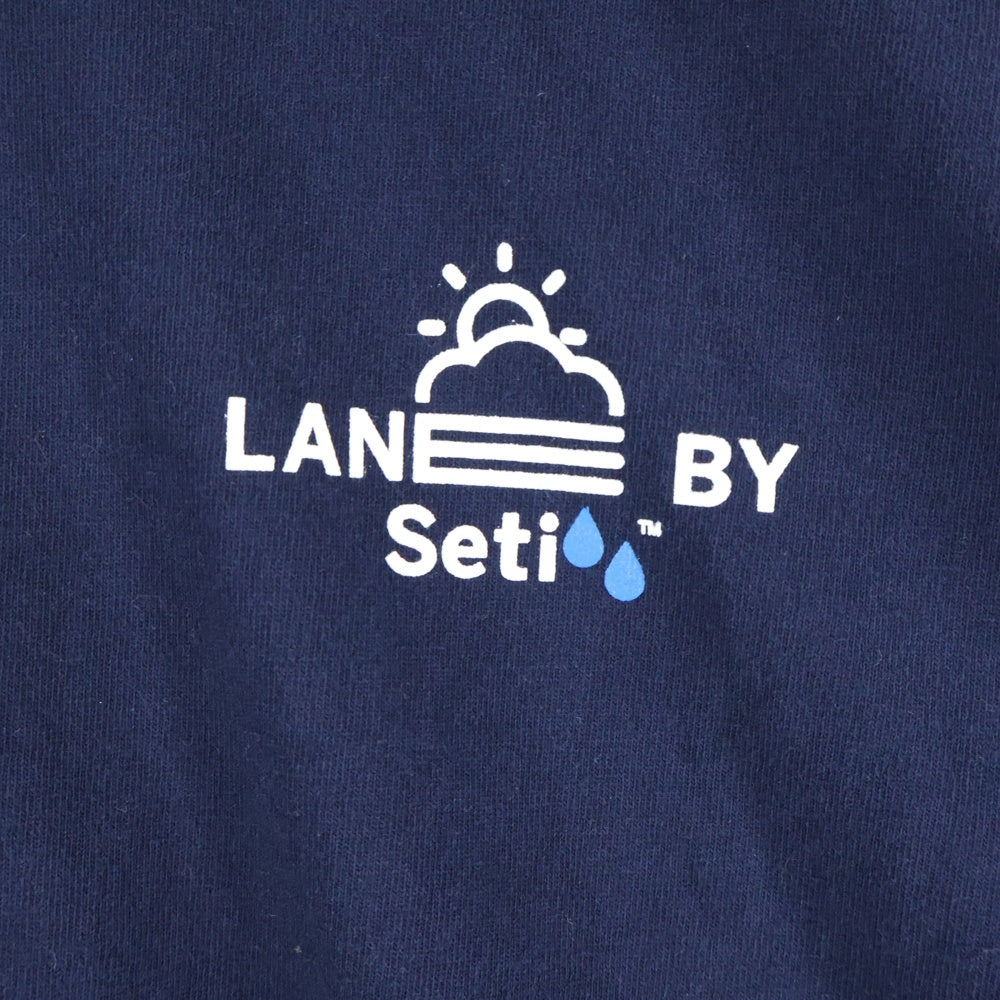 LANE BY BROCHURE(レーンバイブローシュアー) ×ALWAYTH ×Setinn PROOF TEE オルウェイズ セットイン プルーフ Tシャツ ネイビー