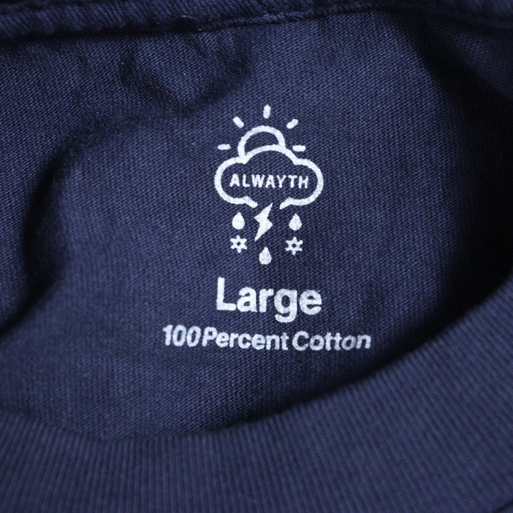 LANE BY BROCHURE(レーンバイブローシュアー) ×ALWAYTH ×Setinn PROOF TEE オルウェイズ セットイン プルーフ Tシャツ ネイビー
