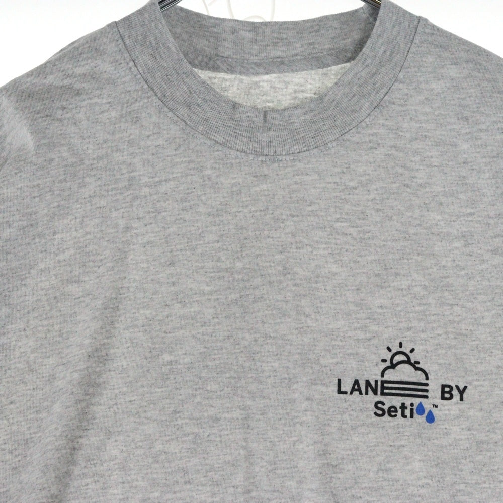 LANE BY BROCHURE(レーンバイブローシュアー) ×ALWAYTH ×Setinn PROOF TEE オルウェイズ セットイン プルーフ Tシャツ グレー