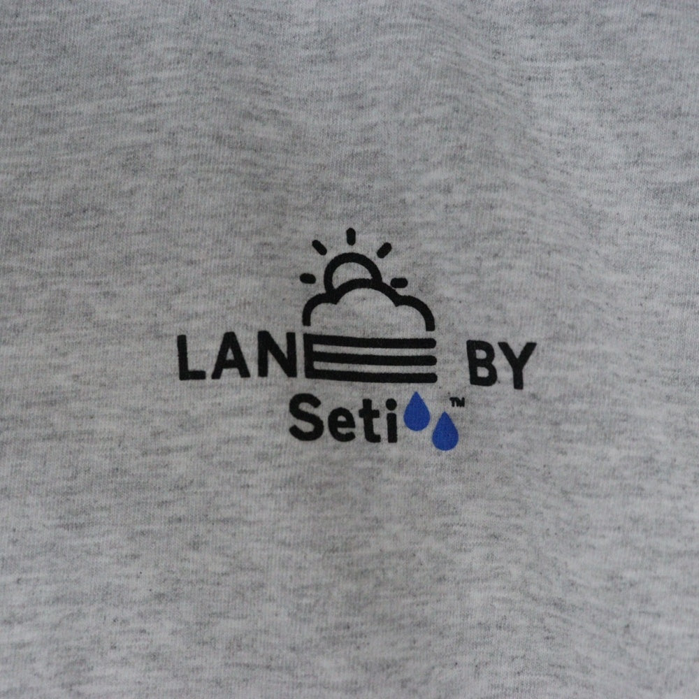 LANE BY BROCHURE(レーンバイブローシュアー) ×ALWAYTH ×Setinn PROOF TEE オルウェイズ セットイン プルーフ Tシャツ グレー