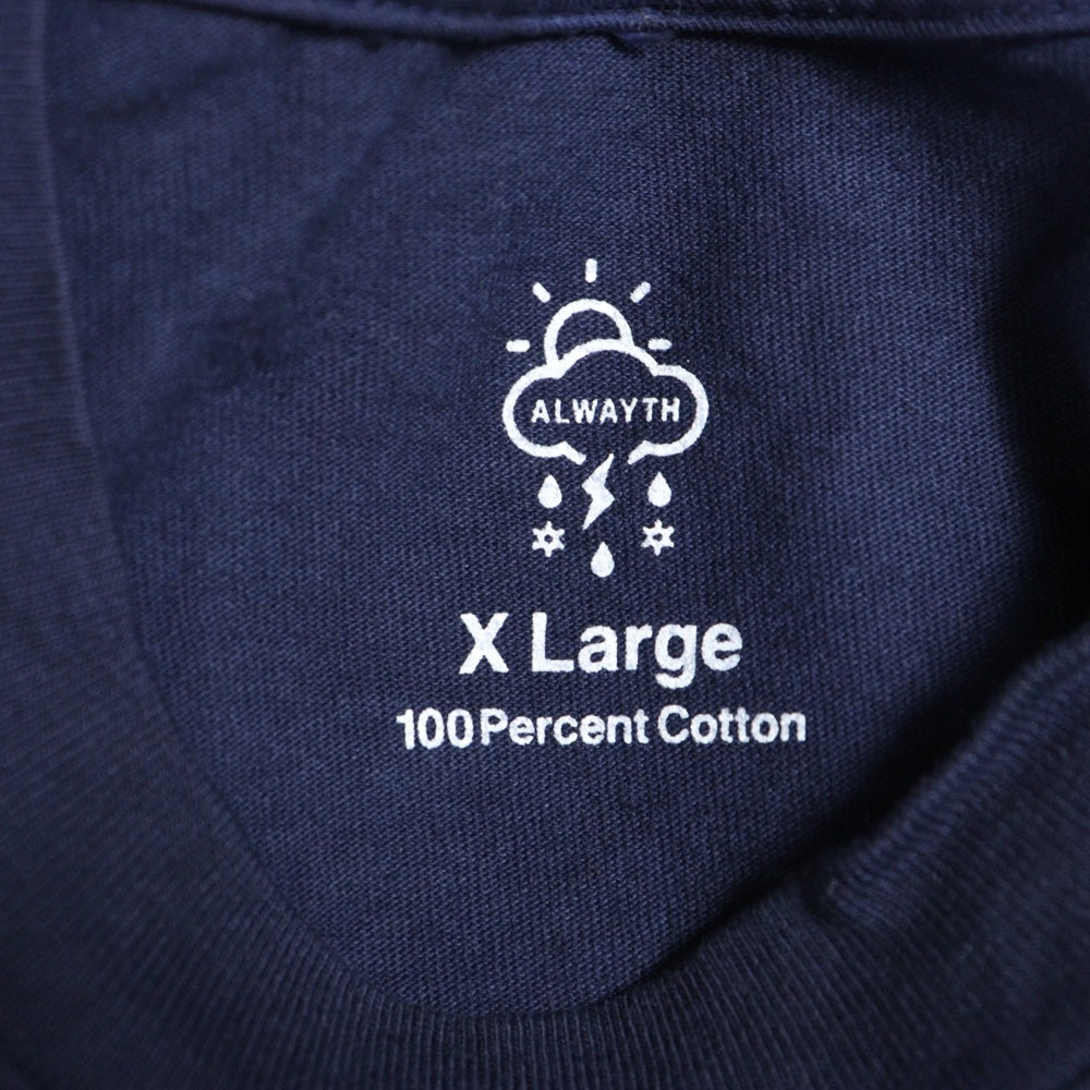 LANE BY BROCHURE(レーンバイブローシュアー) ×ALWAYTH ×Setinn PROOF TEE オルウェイズ セットイン プルーフ Tシャツ ネイビー