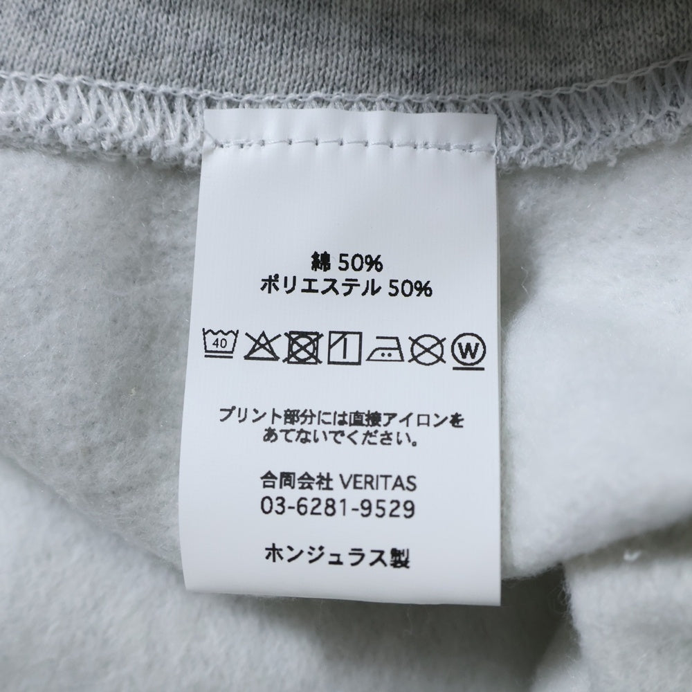CABARET POVAL(キャバレーポバール) NO CREWNECK クルーネックスウェットトレーナー グレー