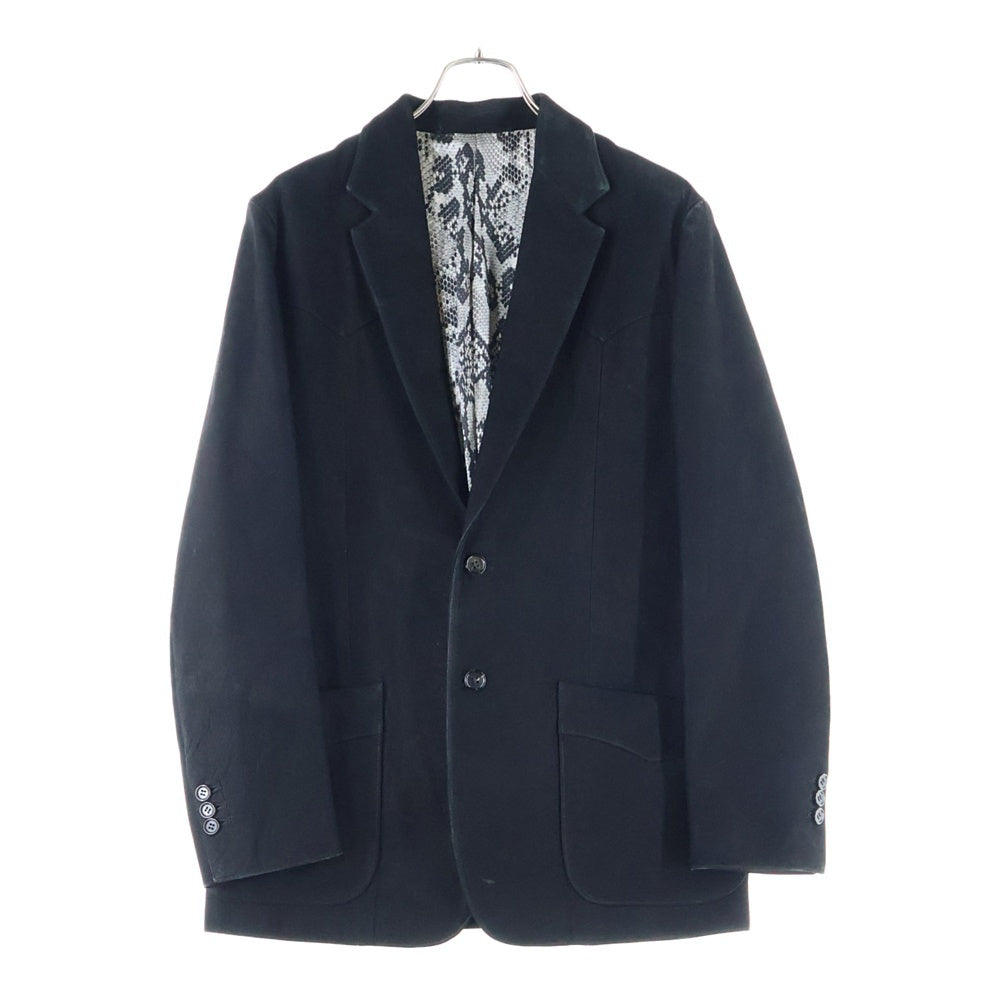 WACKO MARIA(ワコマリア) LEATHER JACKET レザージャケット テーラード パイソンライナー ブラック