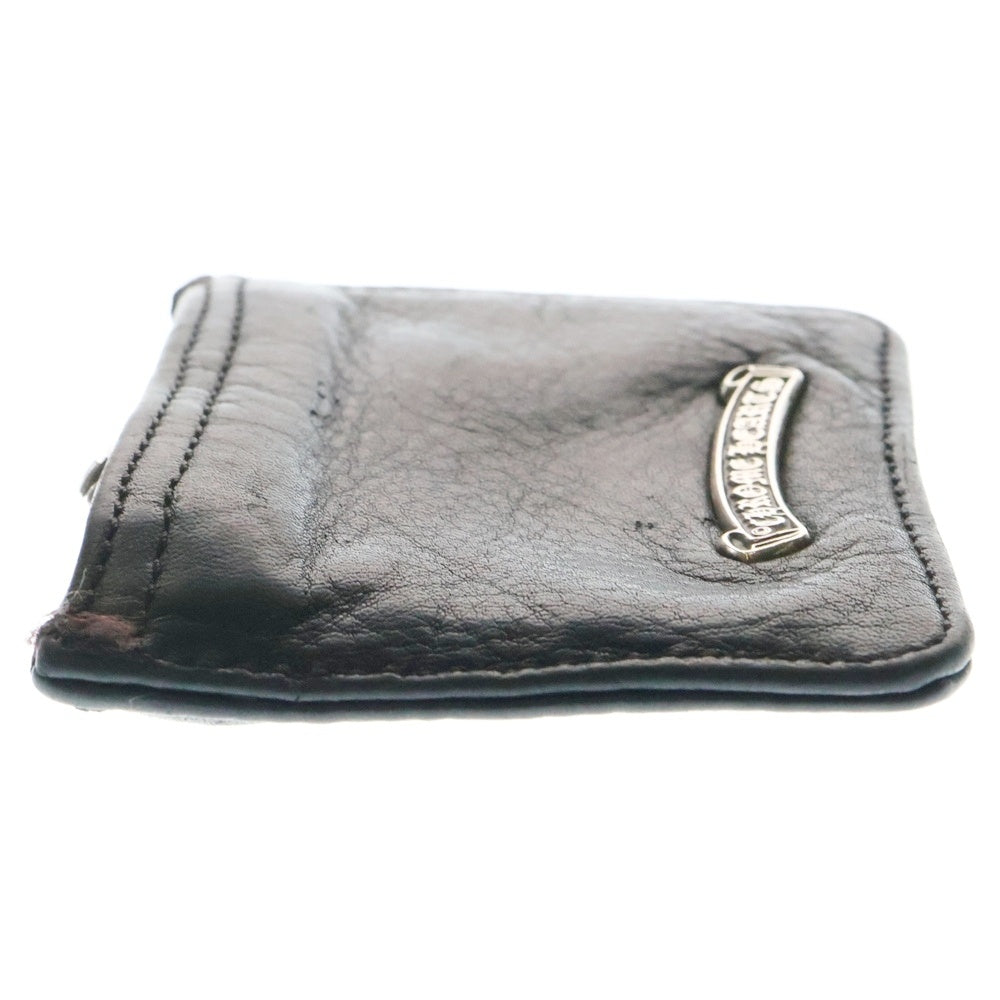 CHROME HEARTS(クロムハーツ) ZPR CHNG PURSE2 チェンジパース #2ダガージップコインケース レザー ブラック