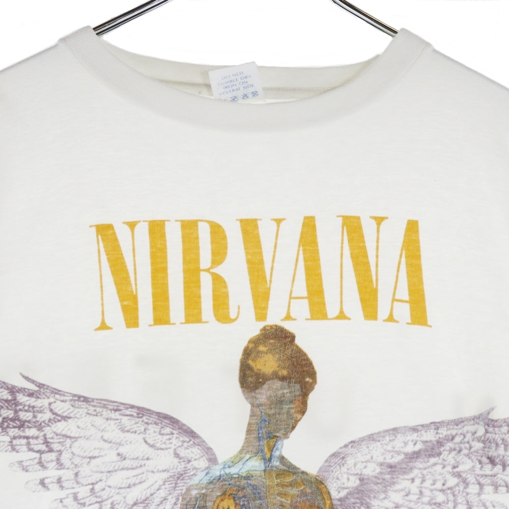 VINTAGE(ヴィンテージ) 90S VINTAGE NIRVANA IN UTERO ニルヴァーナ インユーテロ ヴィンテージ プリントTシャツ 半袖カットソー ホワイト