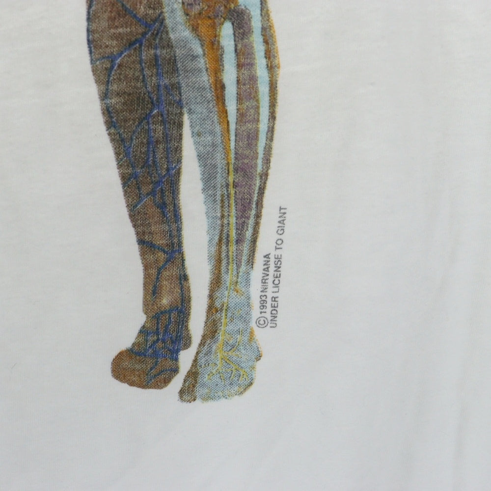 VINTAGE(ヴィンテージ) 90S VINTAGE NIRVANA IN UTERO ニルヴァーナ インユーテロ ヴィンテージ プリントTシャツ 半袖カットソー ホワイト