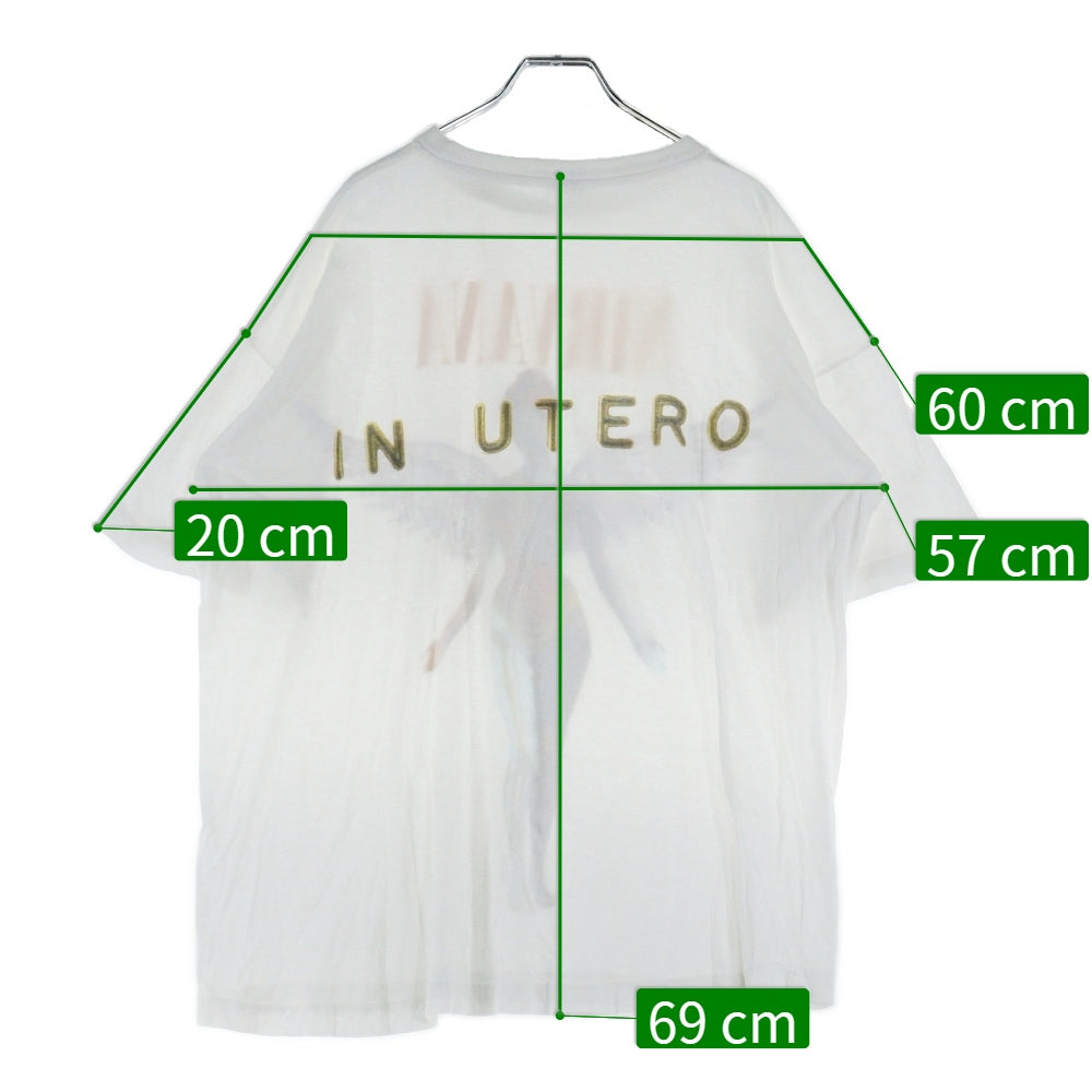 VINTAGE(ヴィンテージ) 90S VINTAGE NIRVANA IN UTERO ニルヴァーナ インユーテロ ヴィンテージ プリントTシャツ 半袖カットソー ホワイト