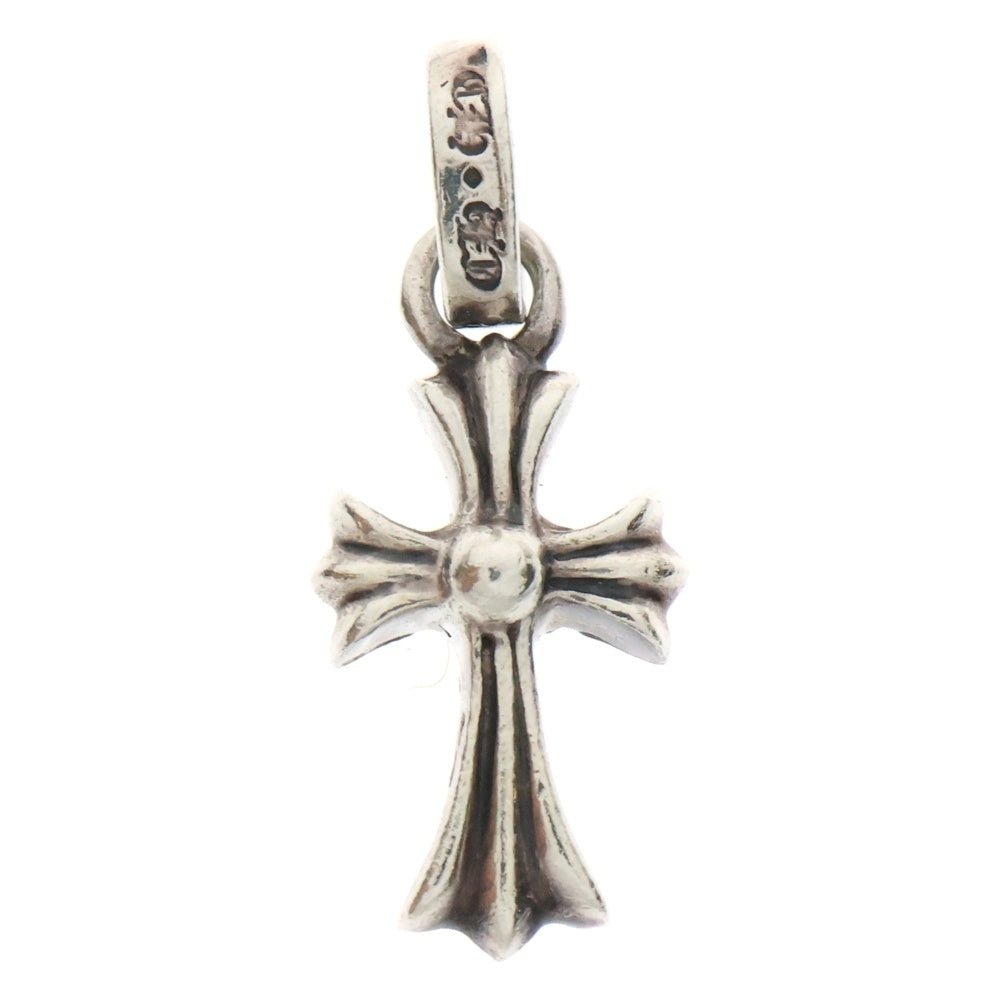 CHROME HEARTS(クロムハーツ) CRS BBYFAT P DMND ベイビーファットクロス PAVEダイヤ ペンダントトップ シルバー BCA234