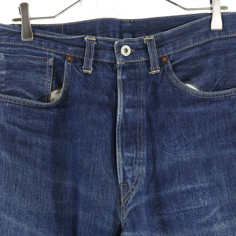 Levi's(リーバイス) 90S VINTAGE S501XX ヴィンテージ USA製 ボタン裏555 バレンシア工場製 大戦モデル復刻 ビッグE 均等V セルビッチ ボタンフライ デニムパンツ インディゴ 44501-0022