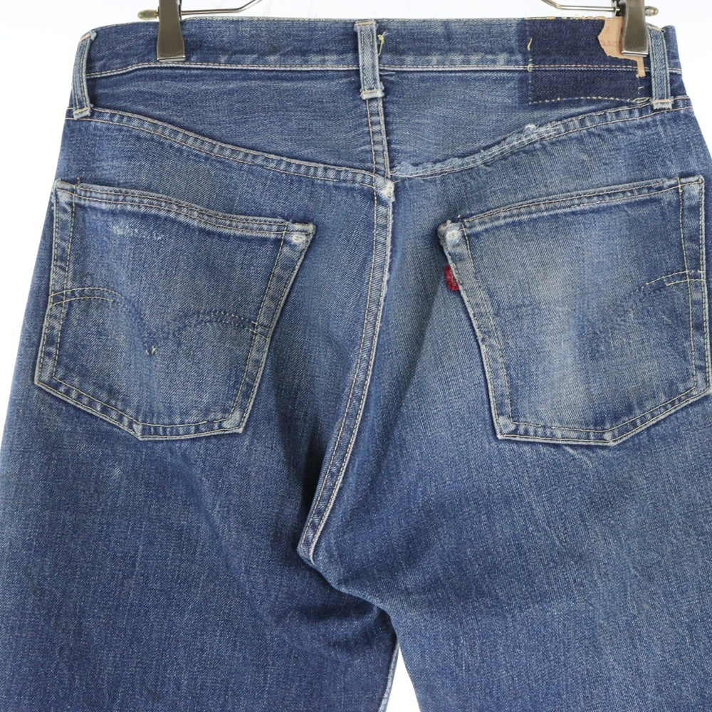 Levi's(リーバイス) 60S VINTAGE 501XX ヴィンテージ 紙パッチ ギャラ無 ビッグE 両面タブ 隠しリベット ボタン裏刻印なし センターセット ボタンフライ デニムパンツ インディゴ
