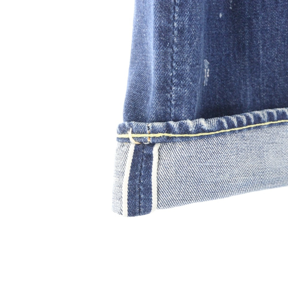 Levi's(リーバイス) 60S VINTAGE 501XX ヴィンテージ 紙パッチ ギャラ無 ビッグE 両面タブ 隠しリベット ボタン裏刻印なし センターセット ボタンフライ デニムパンツ インディゴ