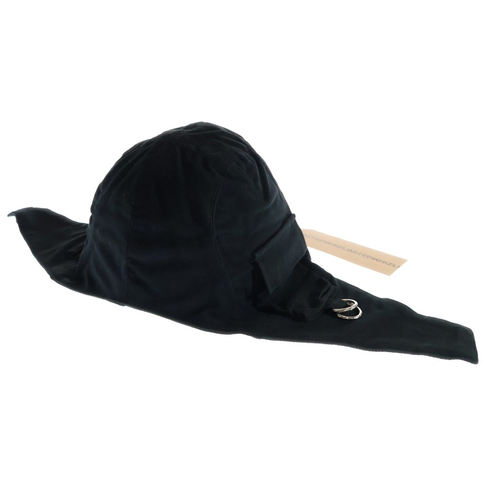 WHIZLIMITED(ウィズリミテッド) FLIGHT CAP サイドポケット フライトキャップ 帽子 ブラック WL-H-107