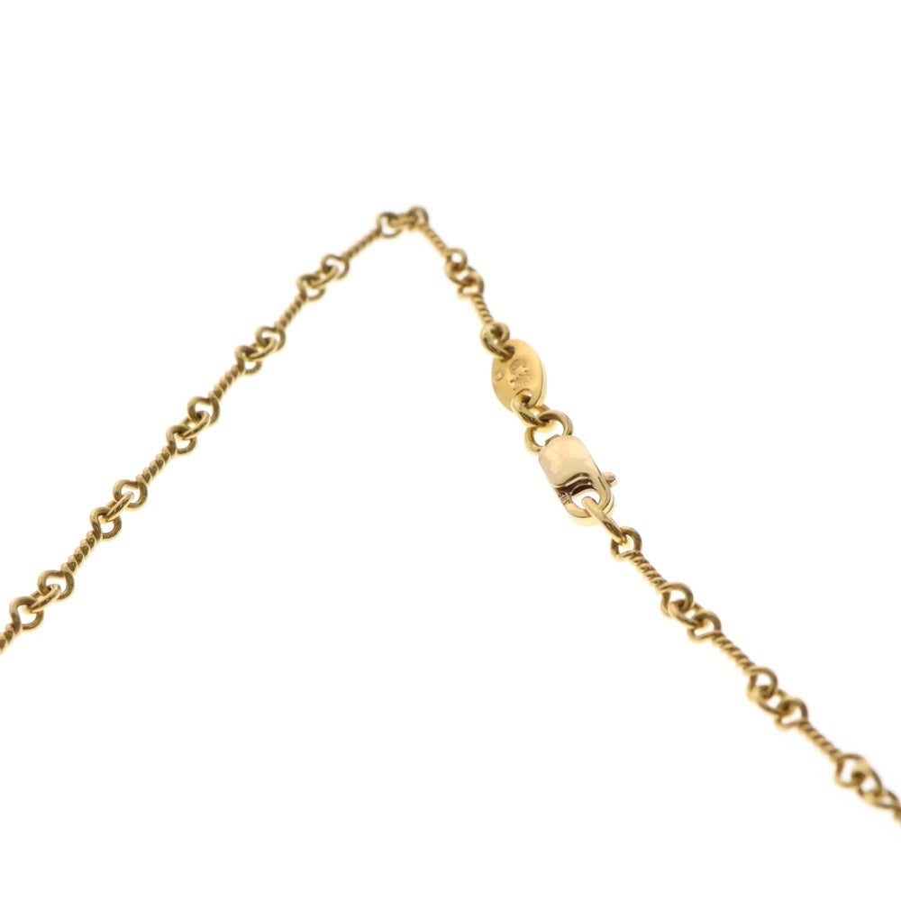 CHROME HEARTS(クロムハーツ) 22K NECKCHAIN T18 ツイストチェーンネックレス 18inch ゴールド BCA014