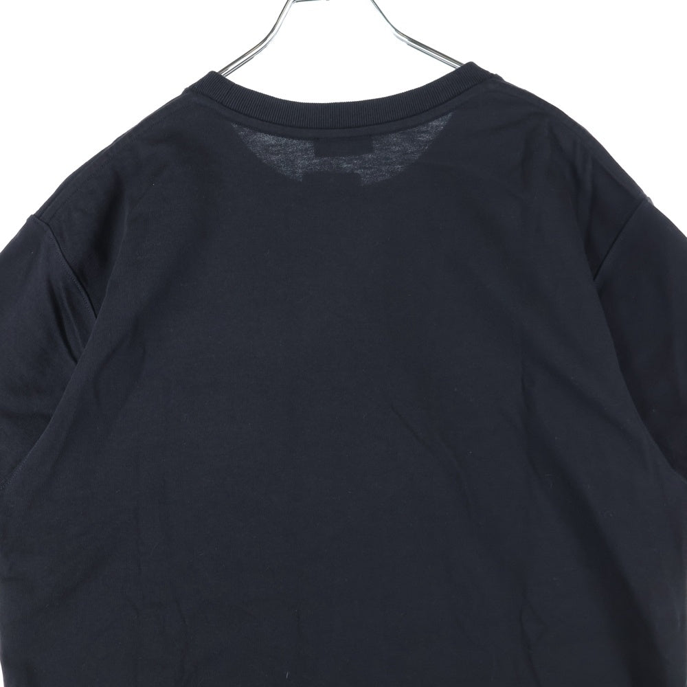 DIOR(ディオール) CD アイコン ロゴエンブロイダリー ヘビーオンスTシャツ 半袖カットソー ブラック 943J605A0554