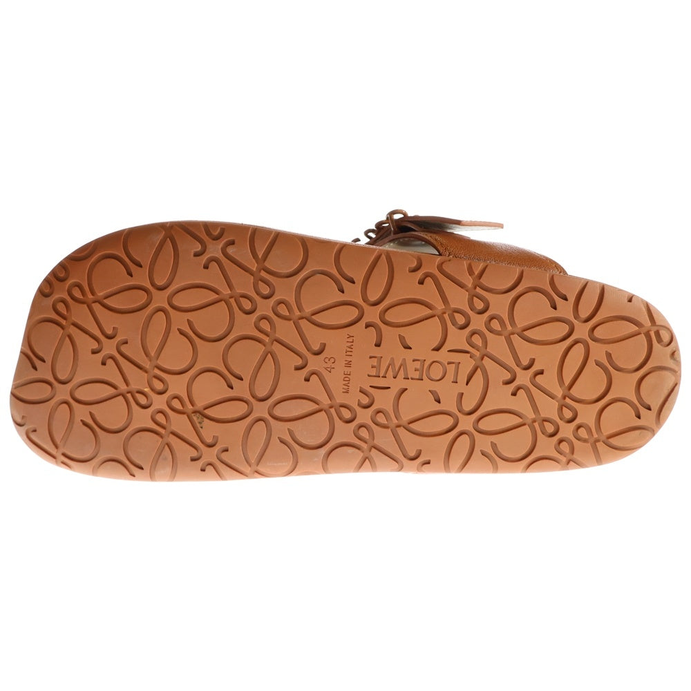 LOEWE(ロエベ) ANAGRAM EASE MULE アナグラム レザーサンダル ミュール ブラウン M616465X14