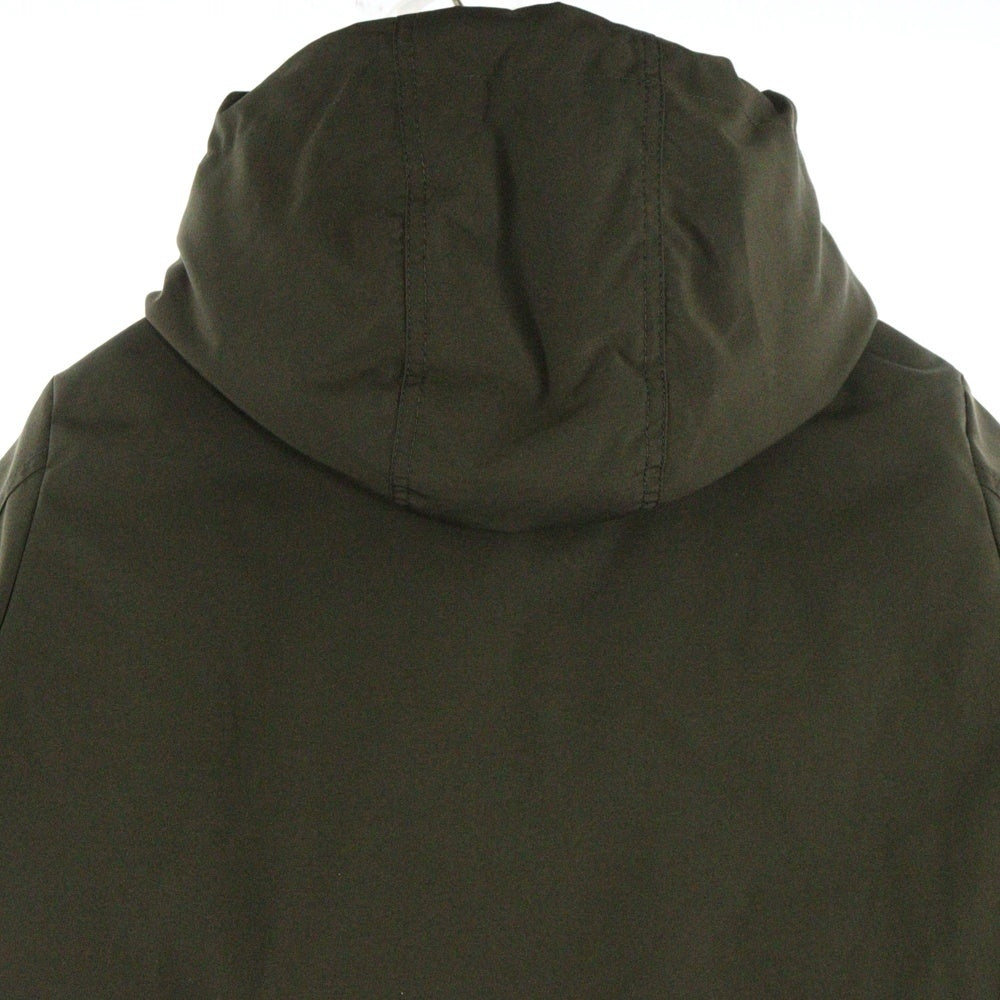 MONCLER(モンクレール) 24AW URFE ボア付き フーデッドダウンジャケット モッズコート カーキ レディース J20931C00015