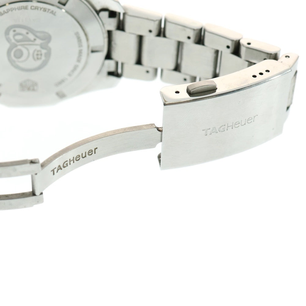 TAG HEUER(タグホイヤー) CAY111A AQUARACER アクアレーサー クロノグラフ クォーツ アナログウォッチ 腕時計 シルバー/ブラック
