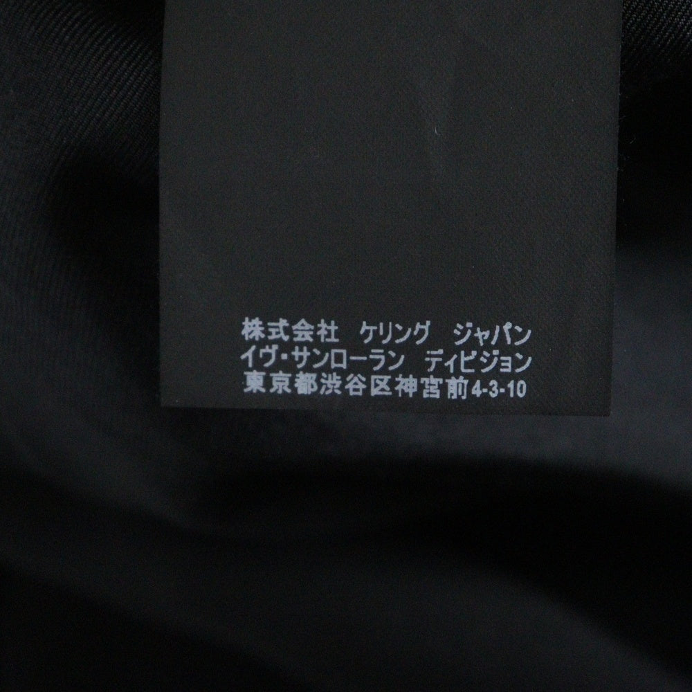 SAINT LAURENT PARIS(サンローランパリ) ウール 2B シングルテーラードジャケット ブラック 482493
