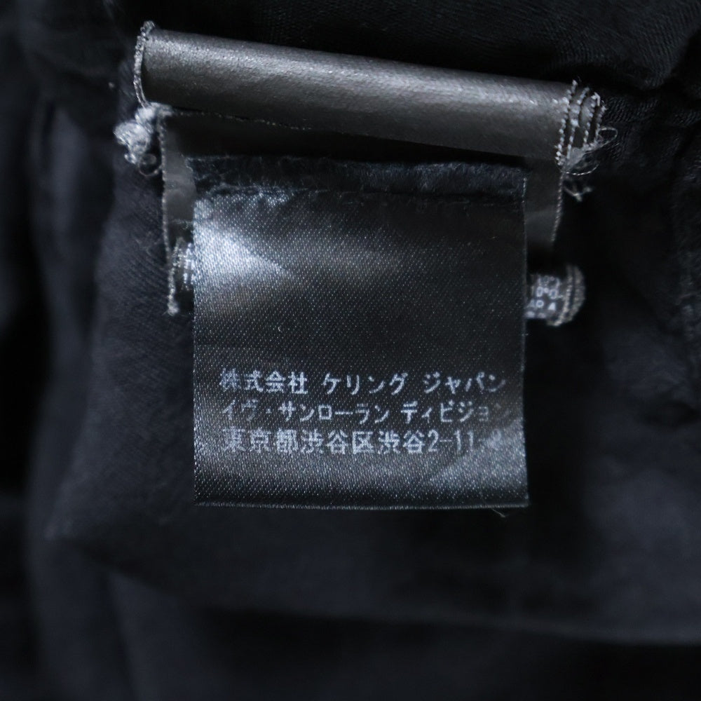 SAINT LAURENT PARIS(サンローランパリ) スナップボタン ウエスタン 長袖シャツ ブラック 376982