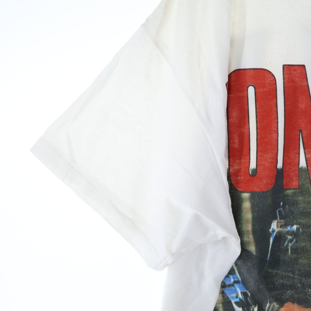 VINTAGE(ヴィンテージ) 80s BON JOVI Taking It To The Streets Tour Shirt ボンジョヴィ ツアー クルーネック 両面プリント 半袖 Tシャツ カットソー ホワイト