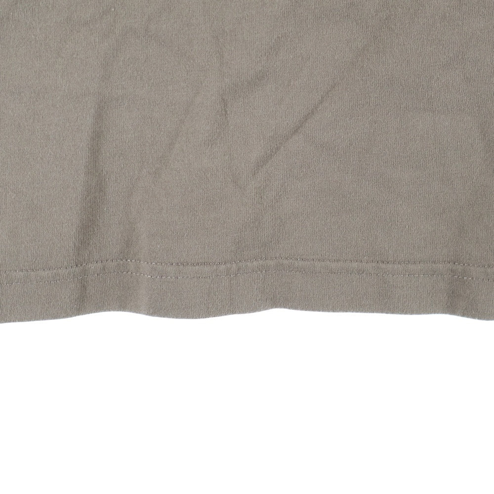 BALENCIAGA(バレンシアガ) WFP T-SHIRT WOLD FOOD PROGRAMME ワールド フード プログラム 両面プリント モックネック 半袖Tシャツ ブラウン 612965 TMVL2