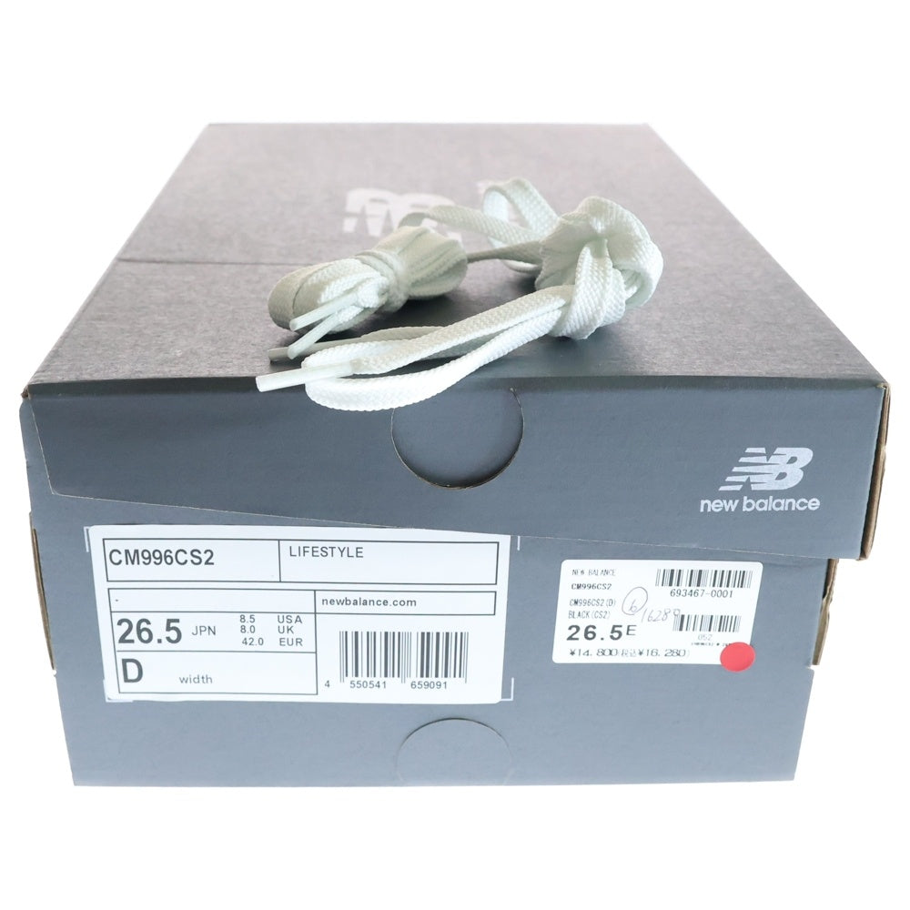 New Balance(ニューバランス) CM996CS2 スウェード ローカットスニーカー ブラック US8.5/26.5cm