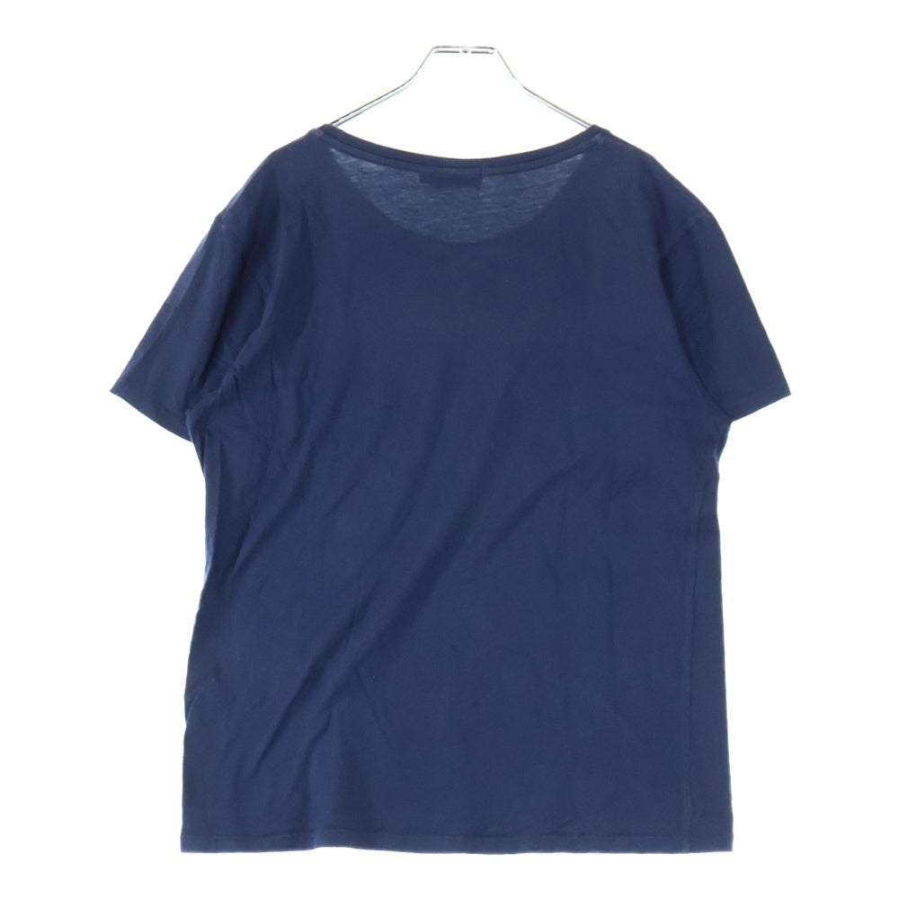 KITSUNE TEE(キツネティー) イアープリント Tシャツ 半袖カットソー レディース ネイビー/ピンク