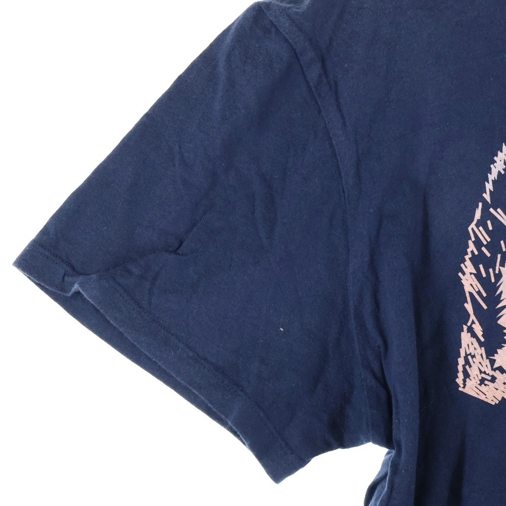 KITSUNE TEE(キツネティー) イアープリント Tシャツ 半袖カットソー レディース ネイビー/ピンク