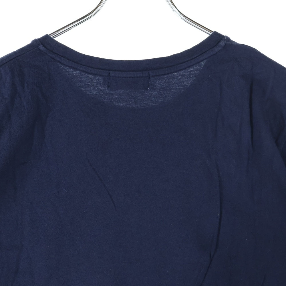 KITSUNE TEE(キツネティー) イアープリント Tシャツ 半袖カットソー レディース ホワイト/ネイビー