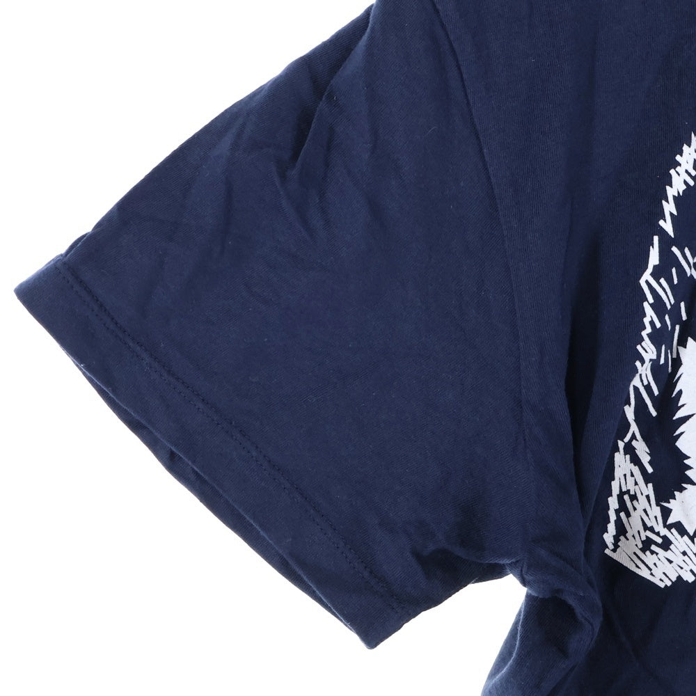 KITSUNE TEE(キツネティー) イアープリント Tシャツ 半袖カットソー レディース ホワイト/ネイビー