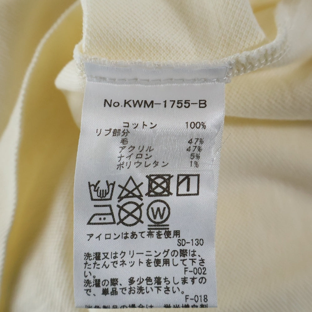 MAISON KITSUNE(メゾンキツネ) キツネパッチ 半袖ポロシャツ アイボリー レディース