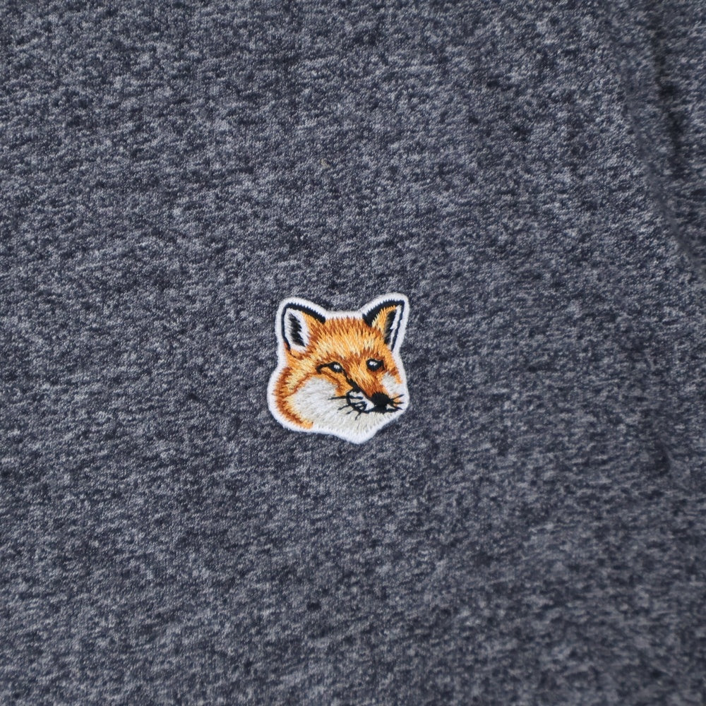 MAISON KITSUNE(メゾンキツネ) キツネパッチ 半袖Tシャツ カットソー レディース グレー