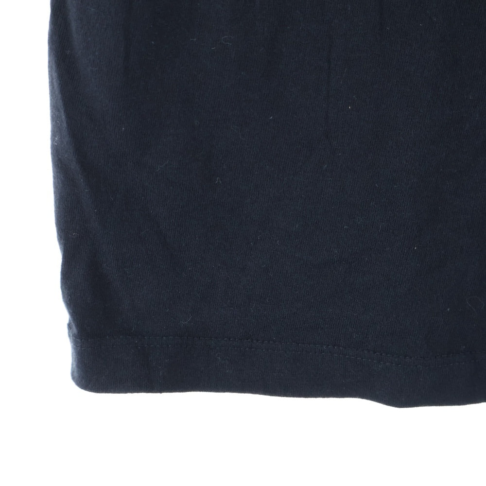 KITSUNE TEE(キツネティー) イアー ロゴプリント Tシャツ 半袖カットソー レディース ブラック/ホワイト