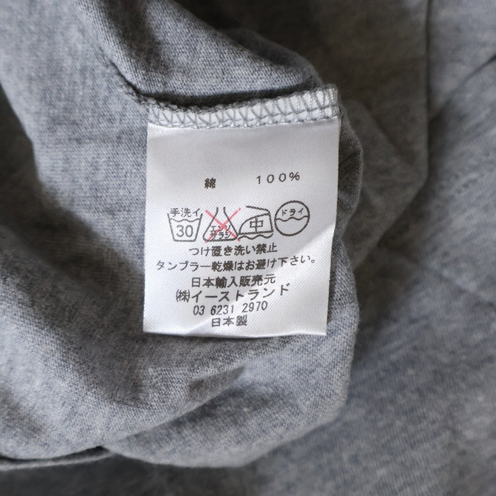 KITSUNE TEE(キツネティー) イアープリント Tシャツ 半袖カットソー レディース グレー/ホワイト