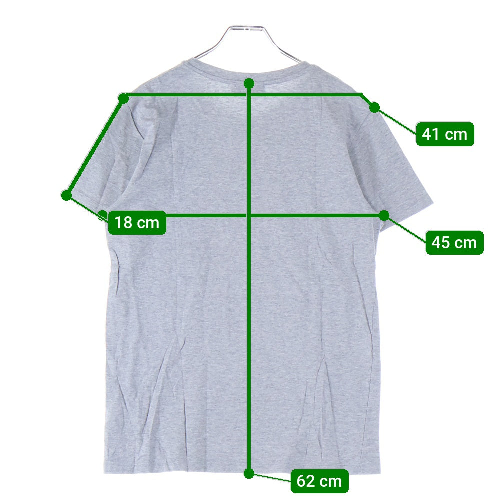 KITSUNE TEE(キツネティー) イアープリント Tシャツ 半袖カットソー レディース グレー/ホワイト