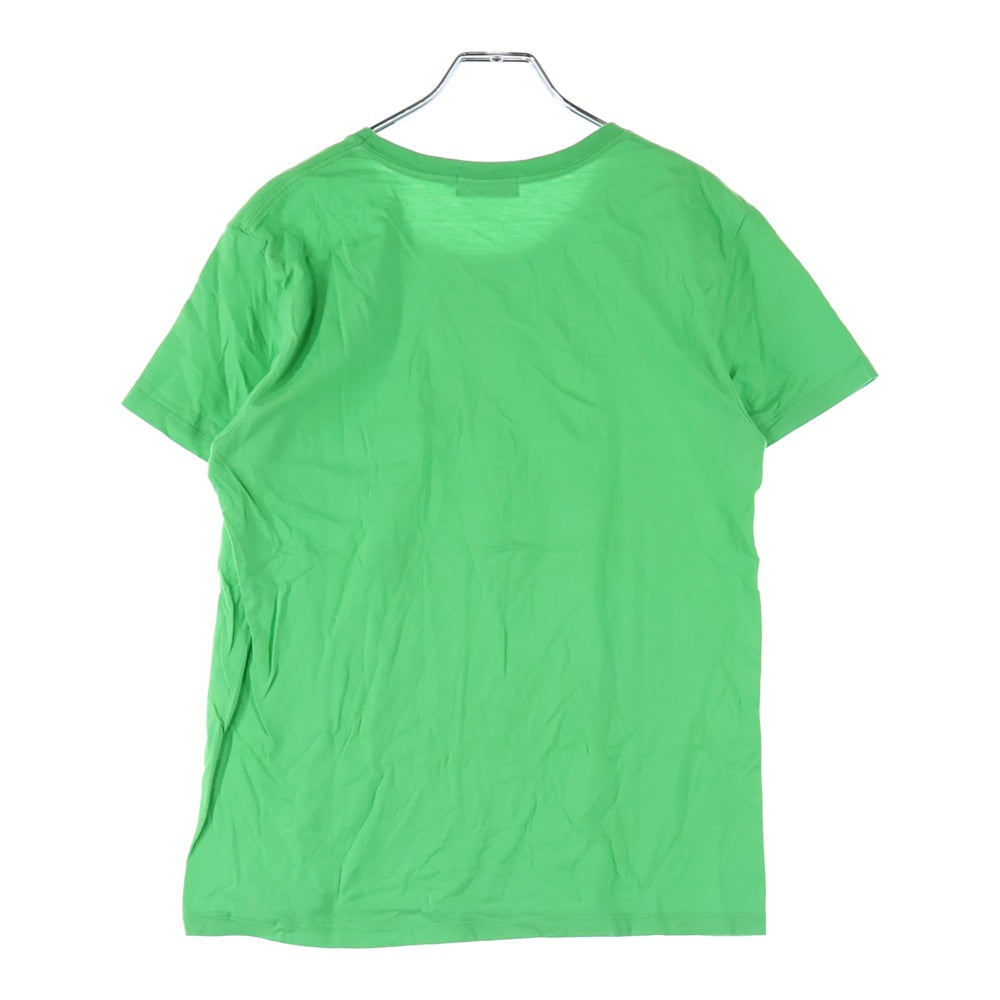 KITSUNE TEE(キツネティー) キツネ 総柄プリントTシャツ 半袖カットソー レディース グリーン