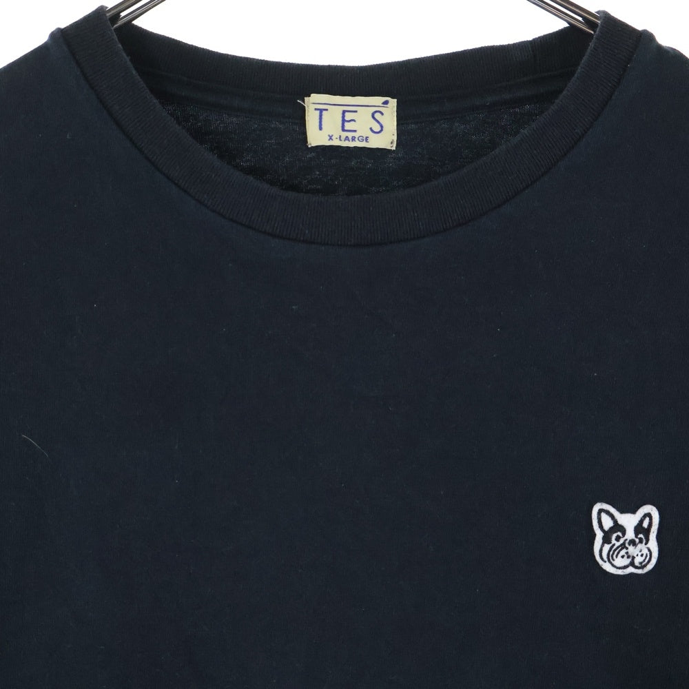 TES(テス) TES ドッグパッチ コットン 半袖Tシャツ ブラック