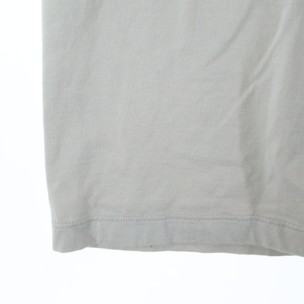 Rick Owens(リックオウエンス) 21AW LEVEL TEE レベル クルーネック 半袖Tシャツ カットソー ライトグレー RU02A5264-JA