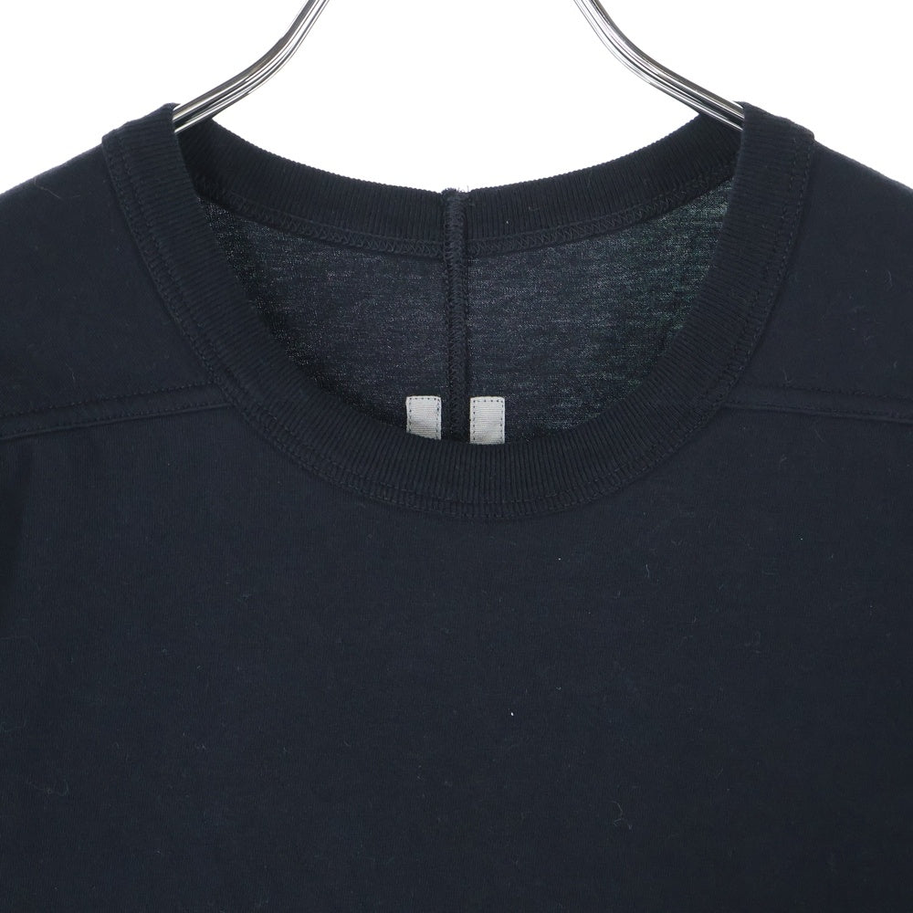Rick Owens(リックオウエンス) 21AW LEVEL TEE レベル クルーネック 半袖Tシャツ カットソー ブラック RU02A5264-JA