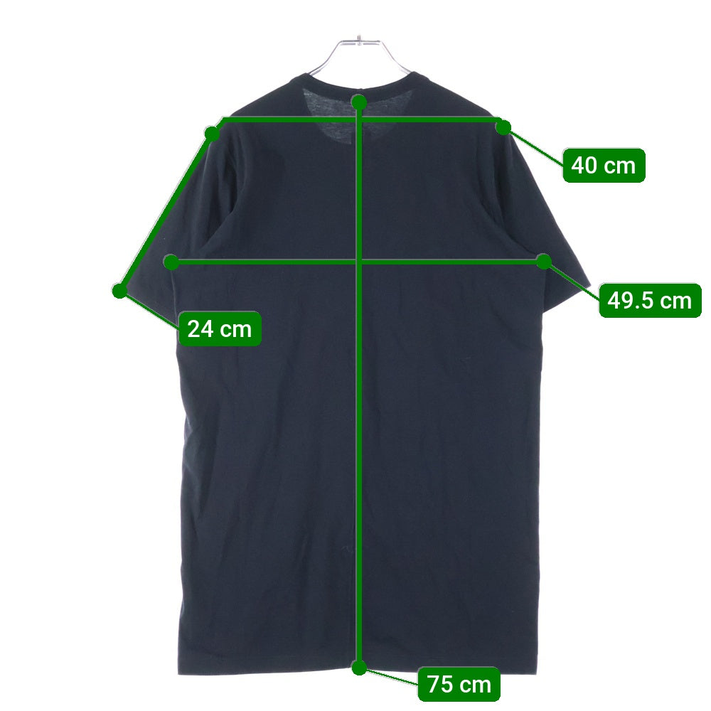 Rick Owens(リックオウエンス) 21AW LEVEL TEE レベル クルーネック 半袖Tシャツ カットソー ブラック RU02A5264-JA
