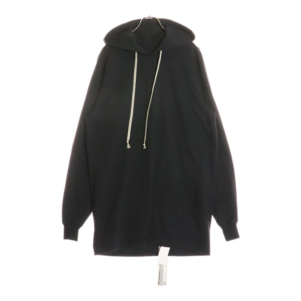 Rick Owens(リックオウエンス) 21AW HOODIE コットン プルオーバーパーカー ブラック RU02A5285-BA