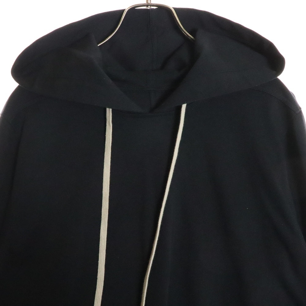 Rick Owens(リックオウエンス) 21AW HOODIE コットン プルオーバーパーカー ブラック RU02A5285-BA