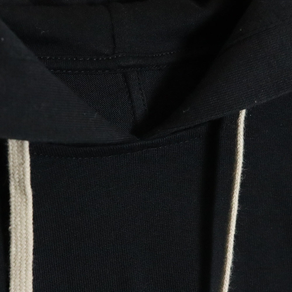 Rick Owens(リックオウエンス) 21AW HOODIE コットン プルオーバーパーカー ブラック RU02A5285-BA