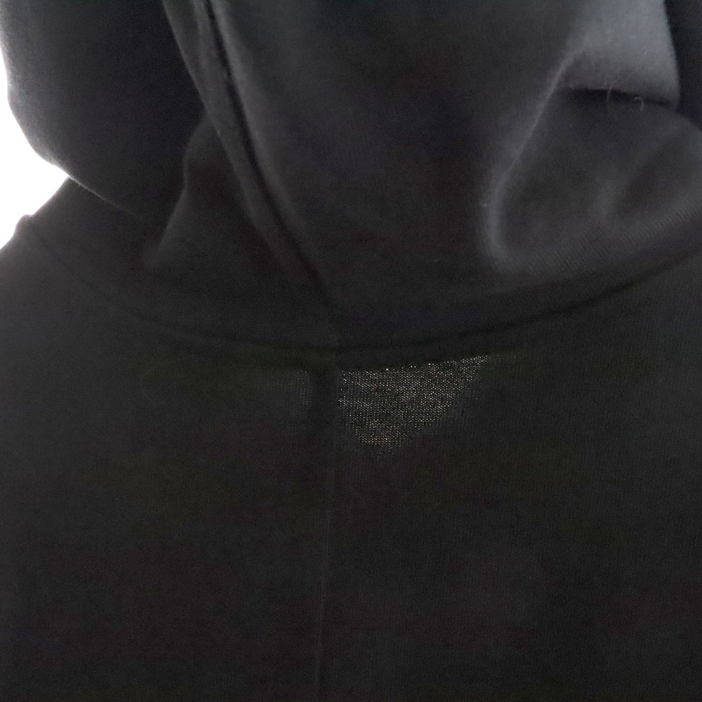 Rick Owens(リックオウエンス) 21AW HOODIE コットン プルオーバーパーカー ブラック RU02A5285-BA
