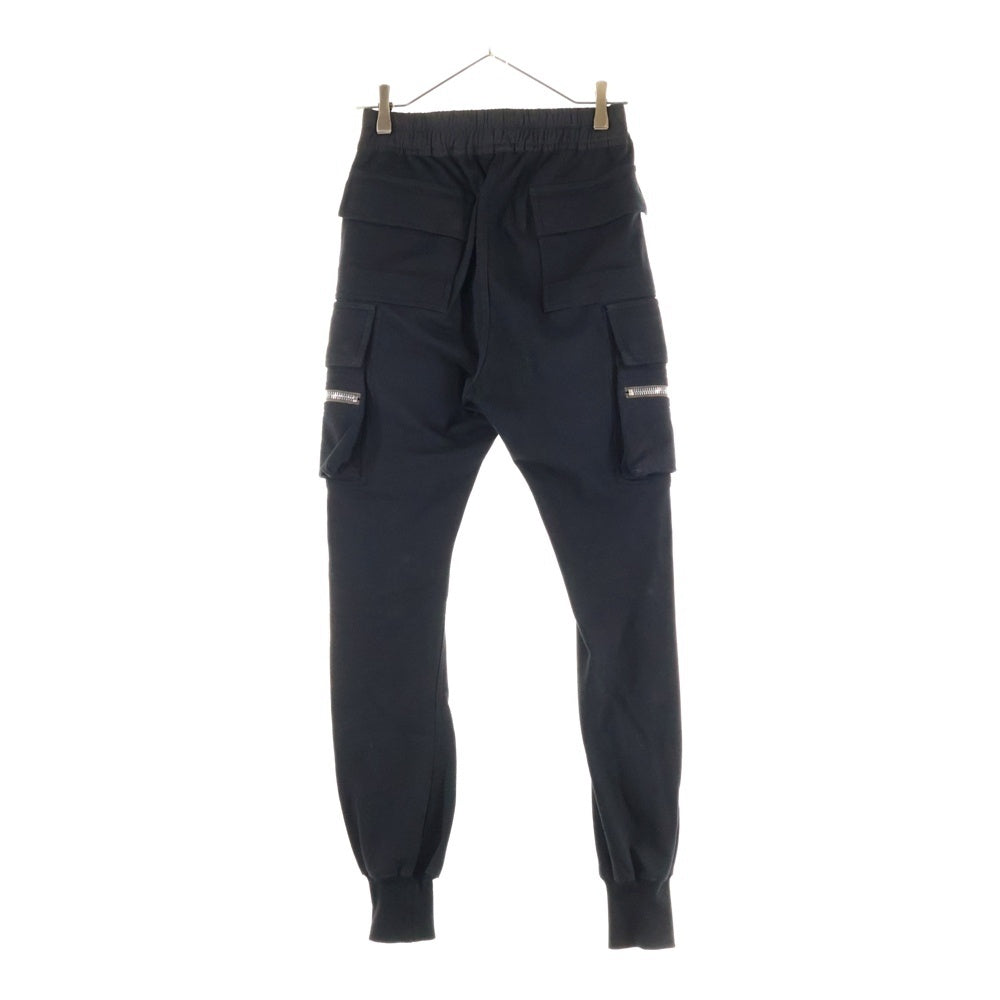 Rick Owens(リックオウエンス) 21AW MASTODON CARGO PANTS マストドン サルエル カーゴパンツ ブラック RU02A5396-BA