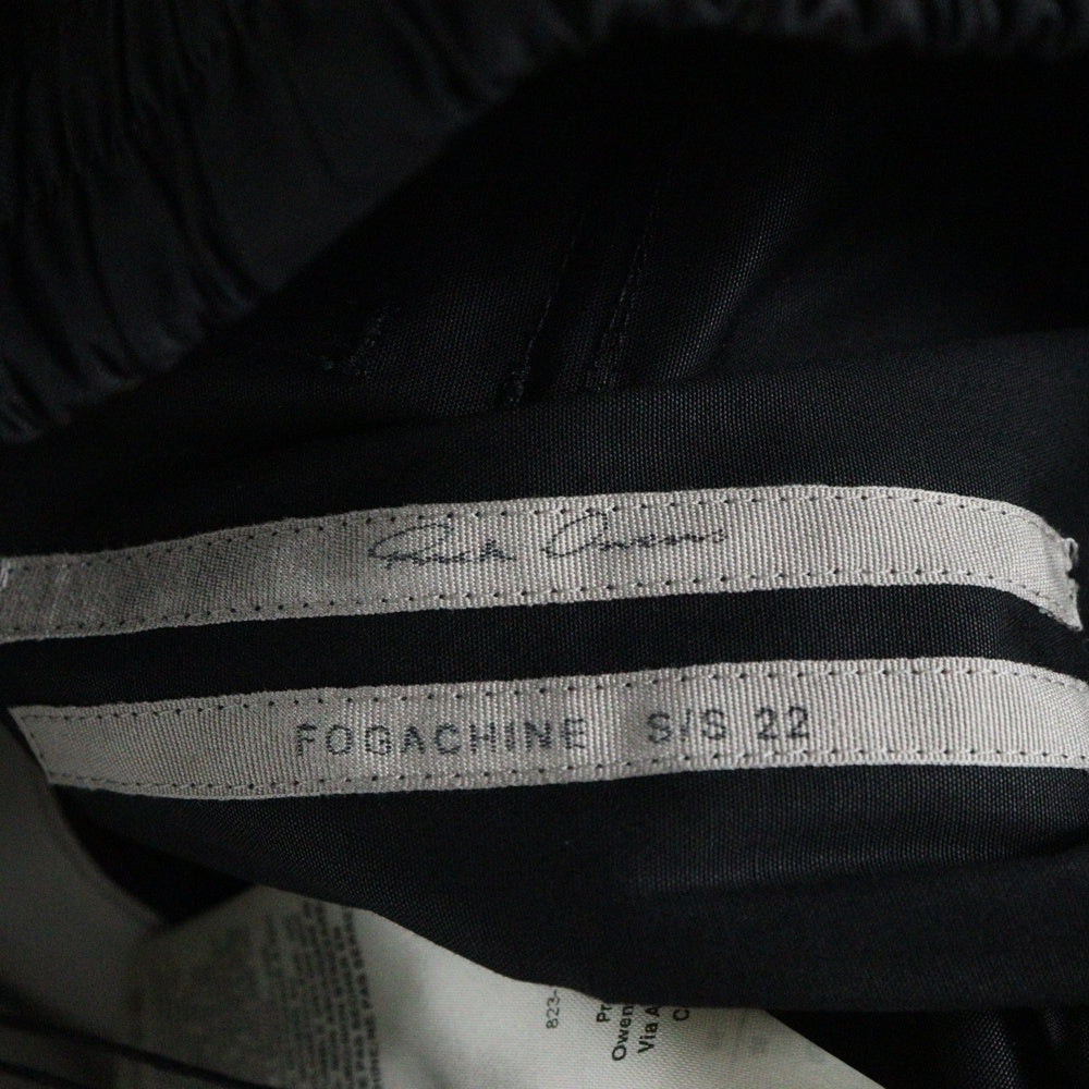 Rick Owens(リックオウエンス) 22SS CARGO PODS カーゴ ポッズ ドローコードショーツ ハーフパンツ ブラック RU01B1389-TE