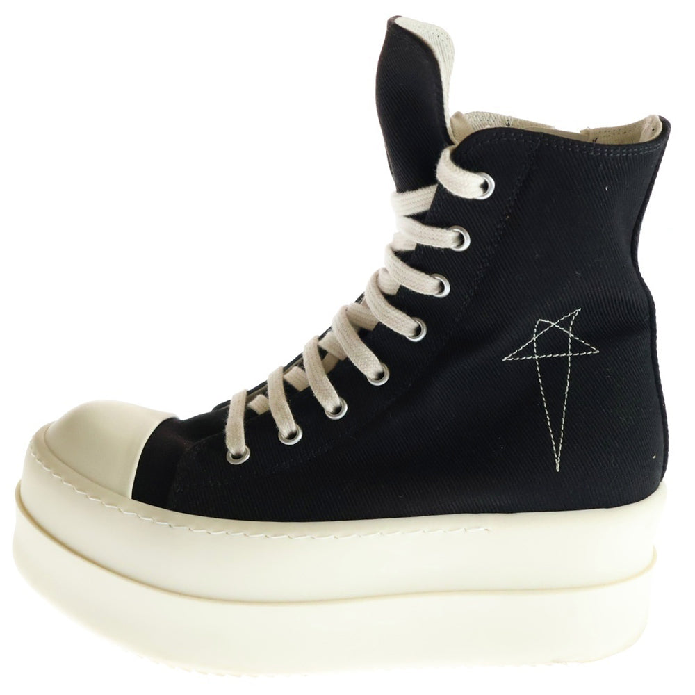DRKSHDW(ダークシャドウ) DOUBLE BUMPER SNEAKS ダブルバンパー ジップアップハイカットスニーカー レディース ブラック/ホワイト DU02D2831